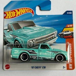 Hot Wheels 67 Chevy C10 21/250 Kleine Karte