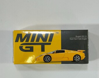 Mini GT 1/64 1995 Bugatti EB110 GT, Super Sport Giallo Bugatti