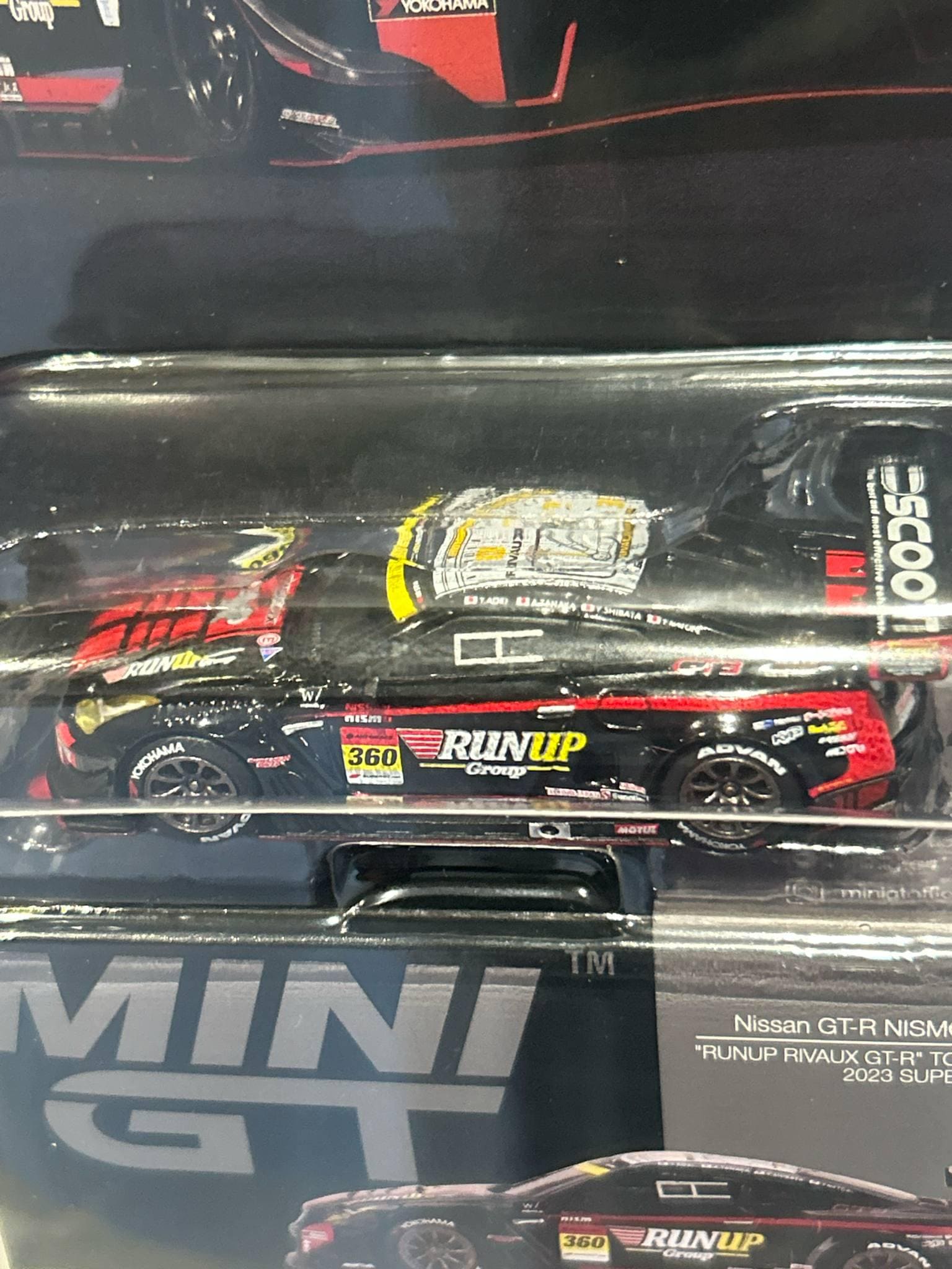 Mini Gt 1/64 2023 Nissan GTR (35) Nismo GT3 #360 Runup Rivaux