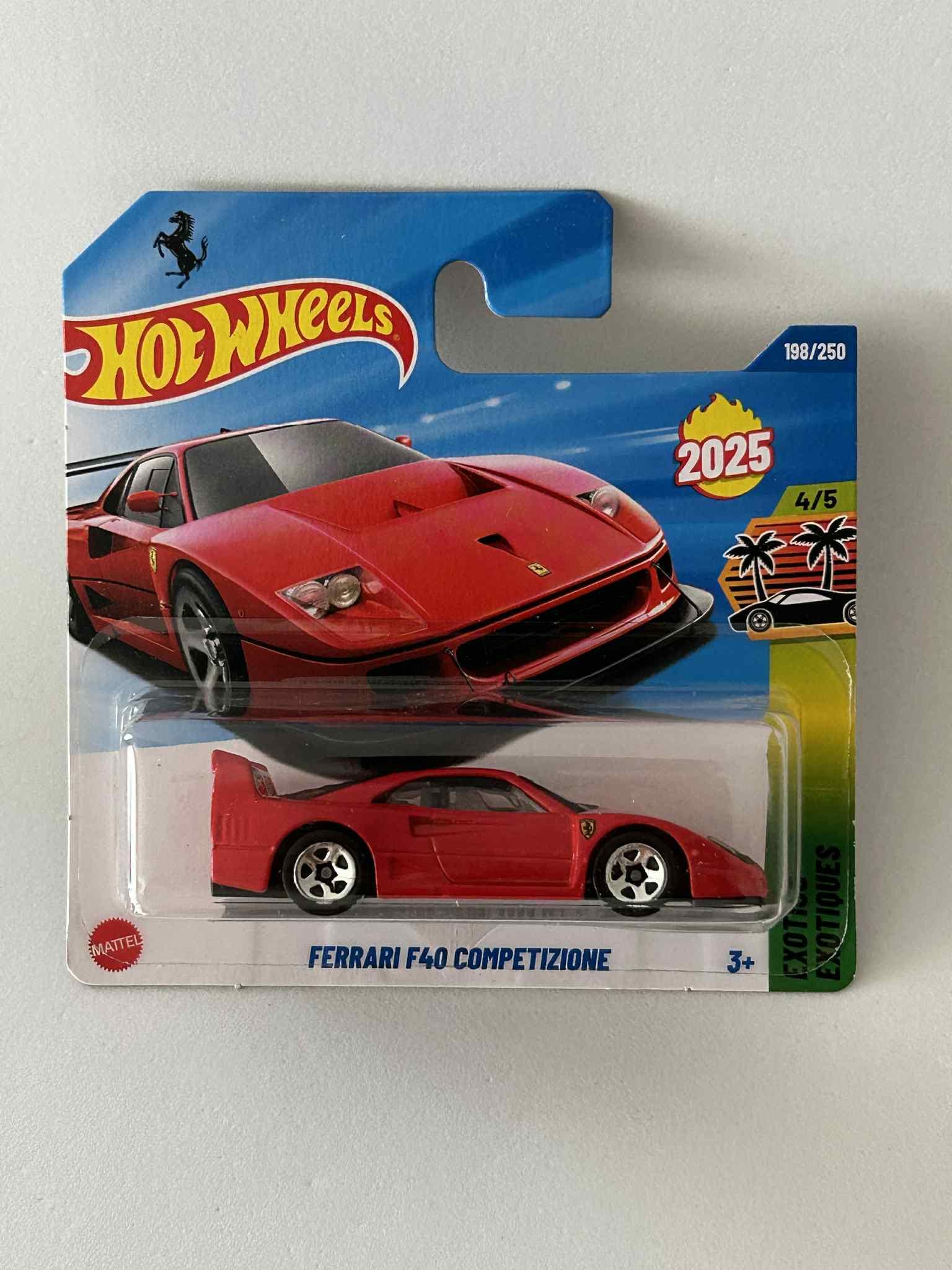 Hot Wheels F40 赤ミニカー Hot Wheels 60th Anniversary Ferrari F40 Hard Top 2957 1:18