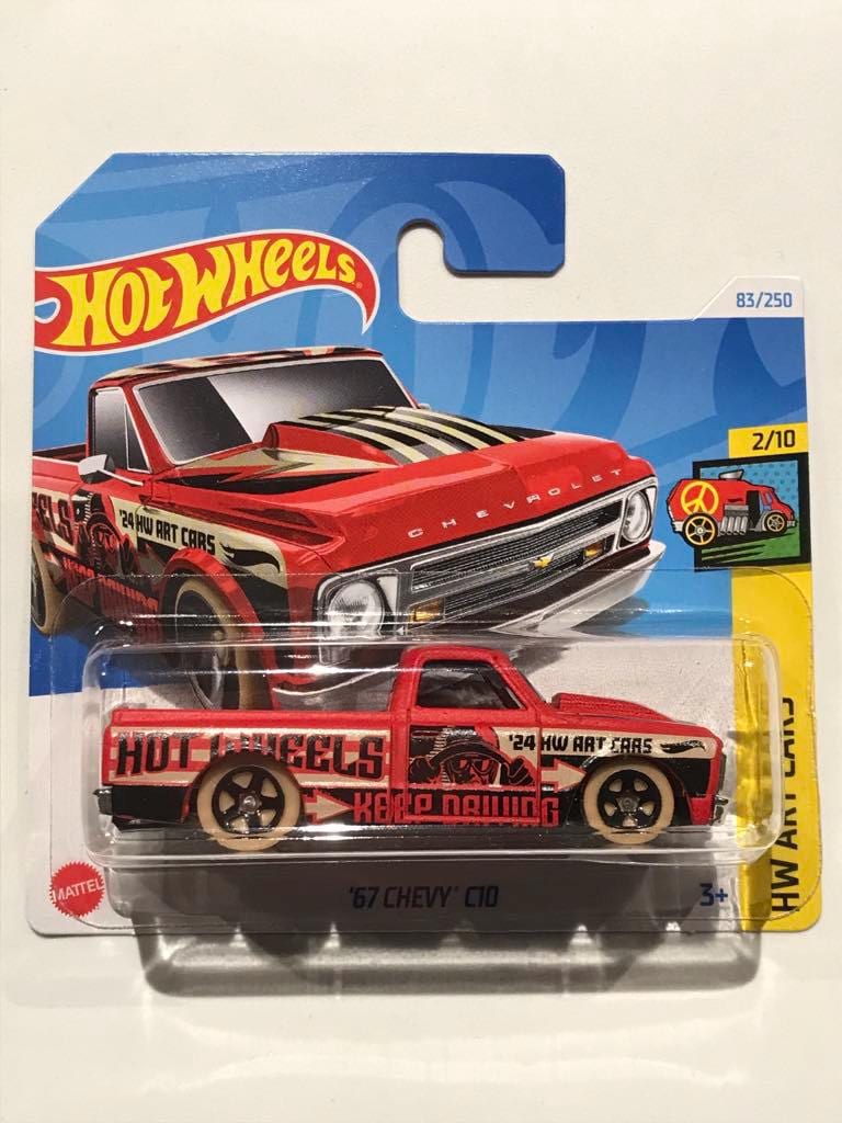 Hot Wheels 67 Chevy C10 83/250 Small Card - Etsy