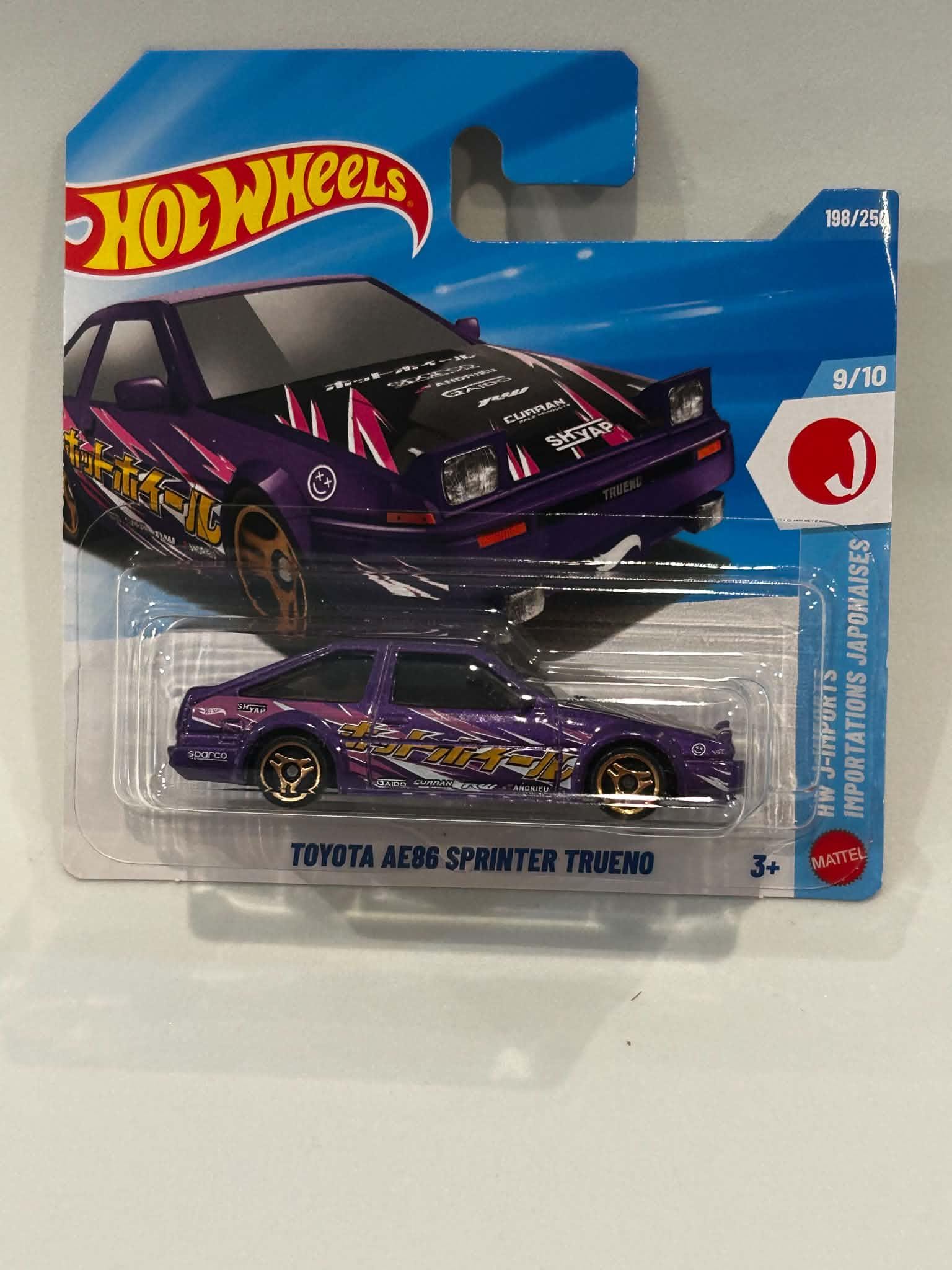 ホットウィール HW トヨタ AE86 スプリンター トレノ 198/250 スモール
