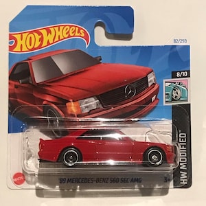 Hot Wheels HW Mercedes-Benz 560 SEC AMG 82/250 Small Card