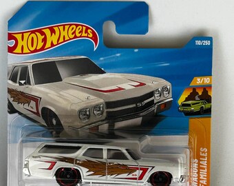ホット ホイール 1970 シボレー シェベル SS ワゴン - オレンジと