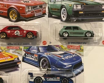 Hot Wheels HW 1/64 Japan Imports JDM Mix of 5 Cars - Etsy