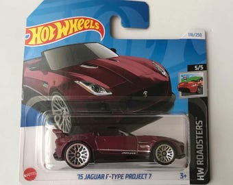 Hot Wheels 15 Jaguar F-type Project 7 116/250 Small Card - Etsy