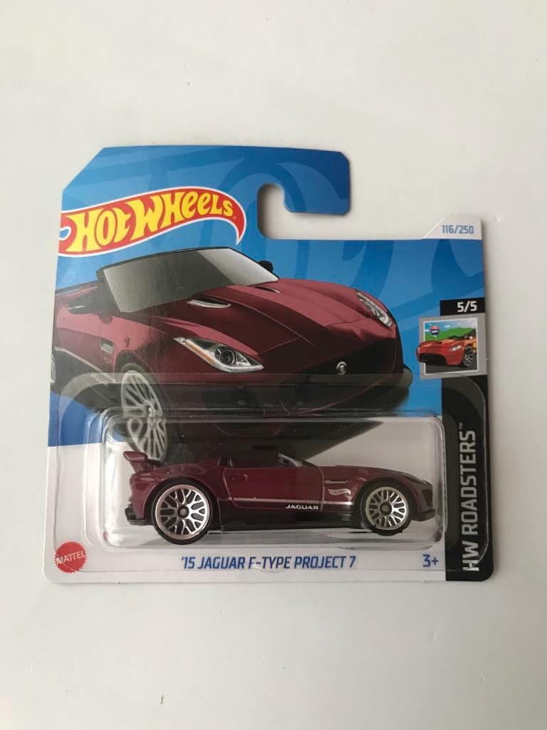 Hot Wheels 15 Jaguar F-type Project 7 116/250 Small Card - Etsy
