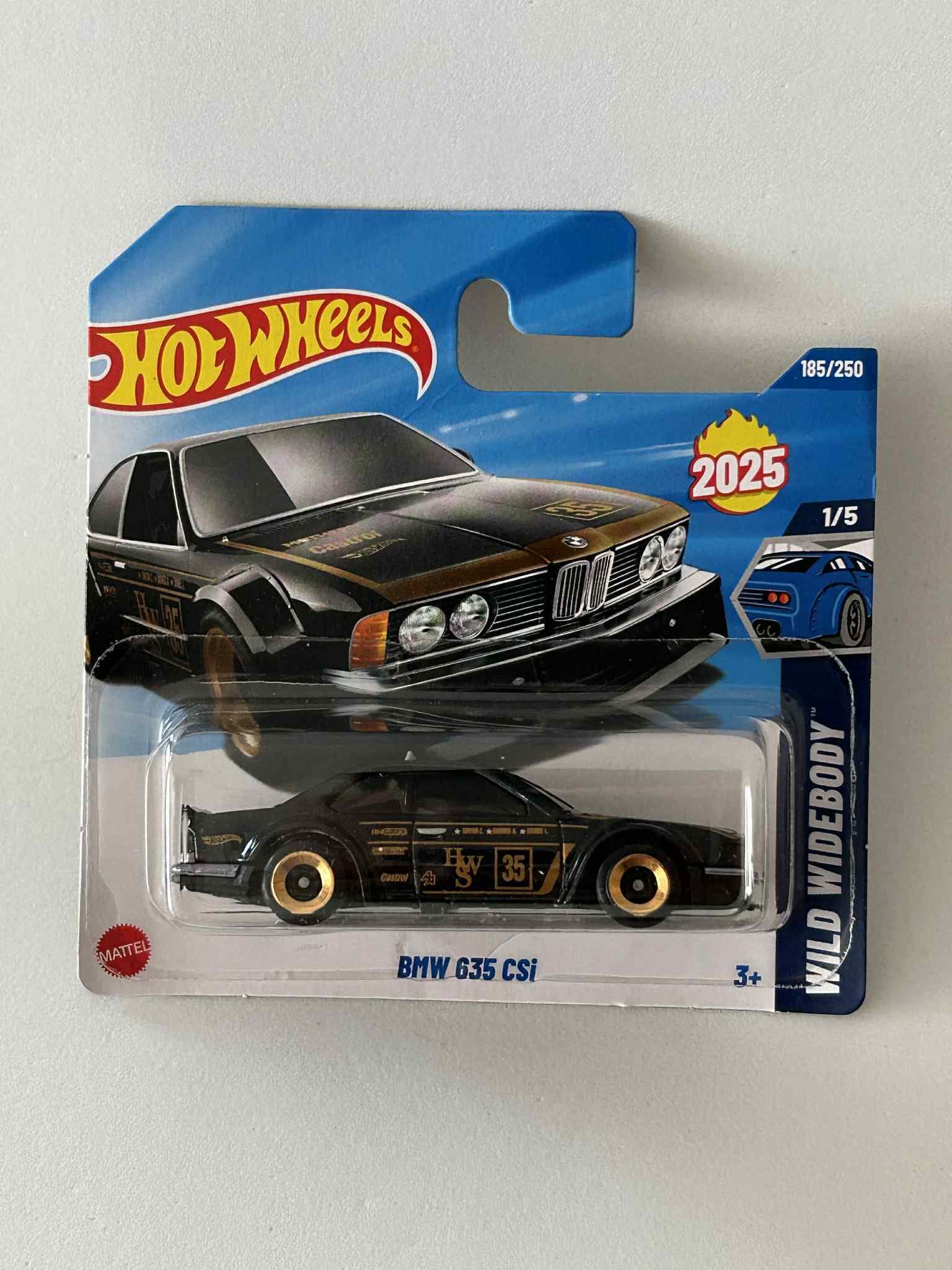 Hot Wheels HW BMW 635 CSI 185/250 Small Card - Etsy