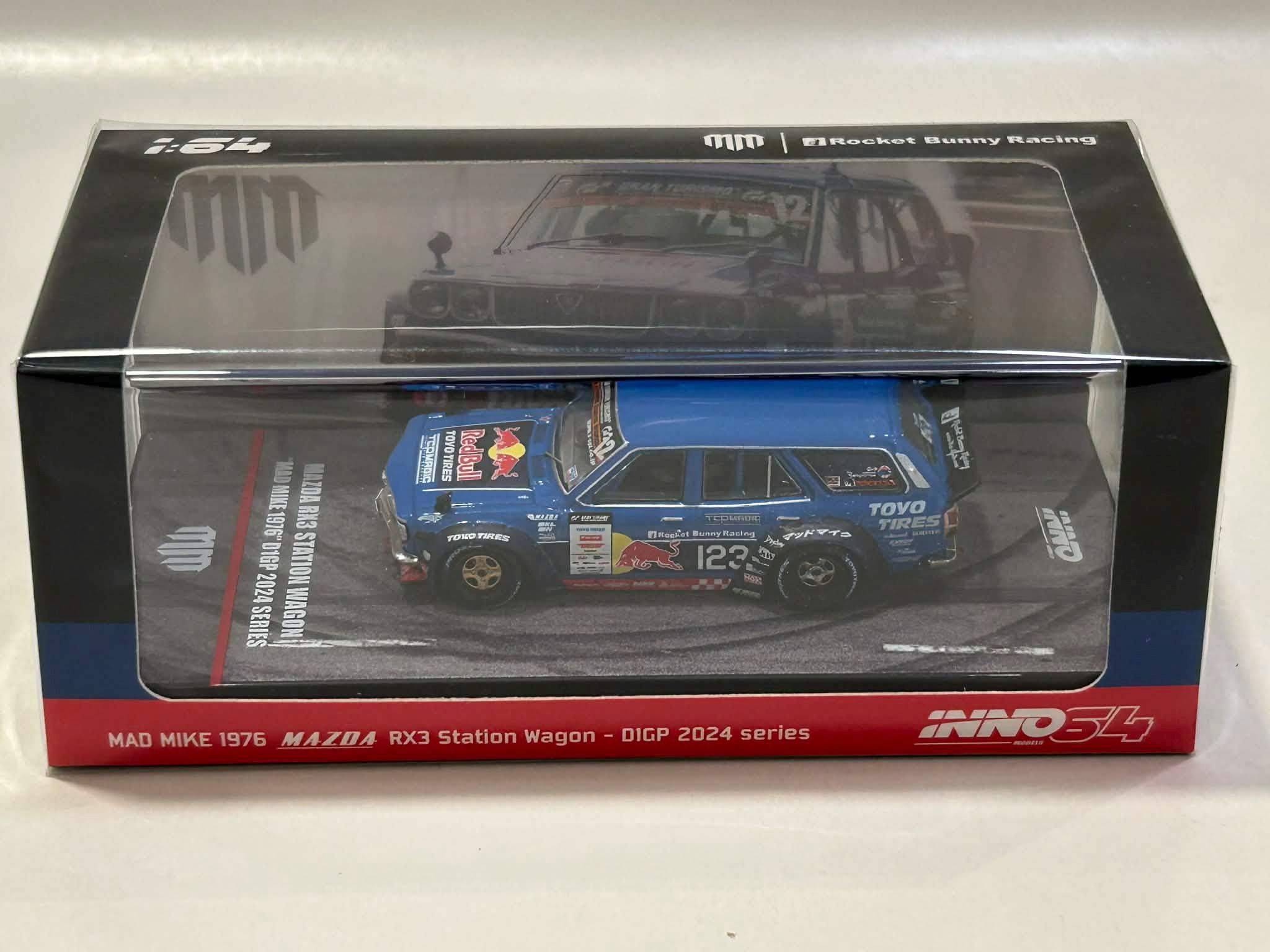 TAS2025限定】INNO64 ミニカー MAD MIKE 1976 MAZDA RX3 Station Wagon