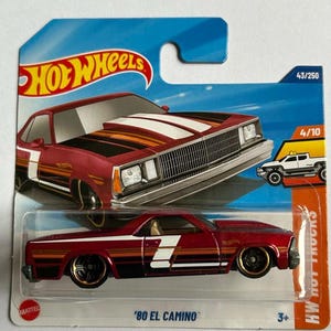 Hot Wheels 80 El Camino 43/250 Kleine Karte