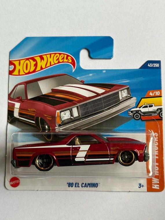 Hot Wheels 80 El Camino 43/250 Small Card - Etsy