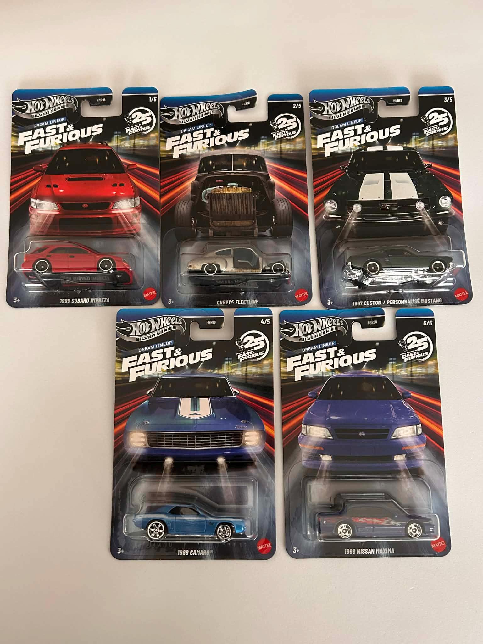Hot Wheels Fast & Furious ミニカー4台セット Hot wheels fast and furious pack - Etsy 日本
