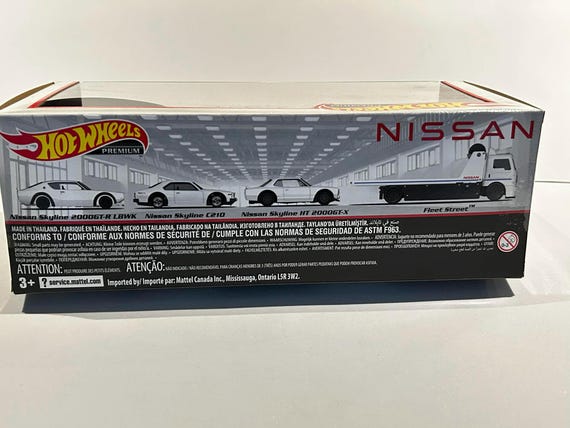 Hot Wheels HW Real Riders Nissan Set Diorama Nissan Skyline Fleet