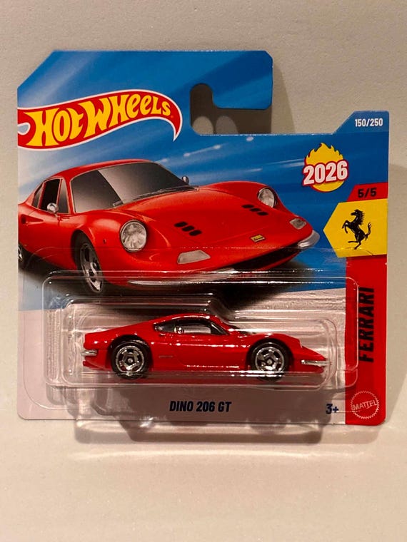 ホットウィール HW フェラーリ ディーノ 206 GT 150/250 スモール