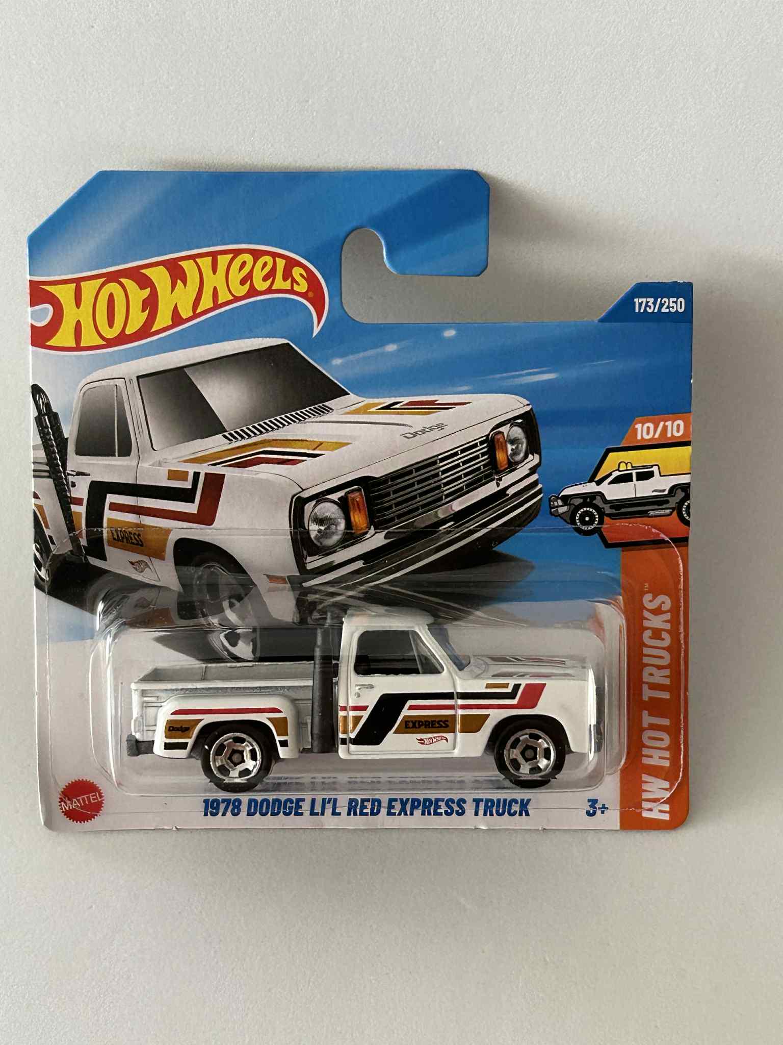 Hot Wheels HW 1978 Dodge Li'l Red Express Truck 173/250 Small Card