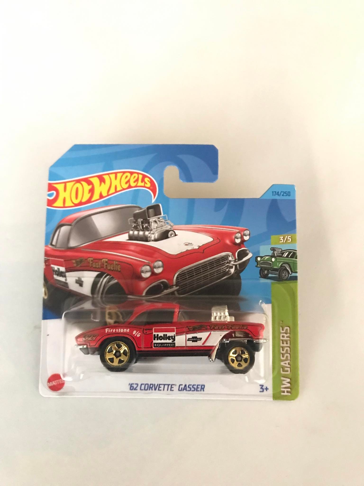 Hot Wheels HW 62 Corvette Gasser 174/250 Small Card - Etsy
