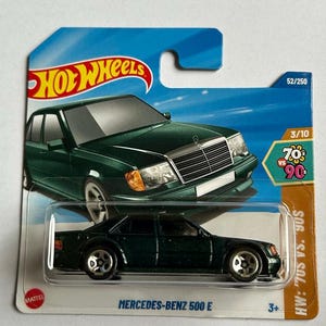 Hot Wheels Mercedes Benz 500 E 52/250 Kleine Karte
