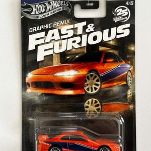 Hotwheels Silver Series Nissan Silvia S15 Graphic Remix Free Boxed