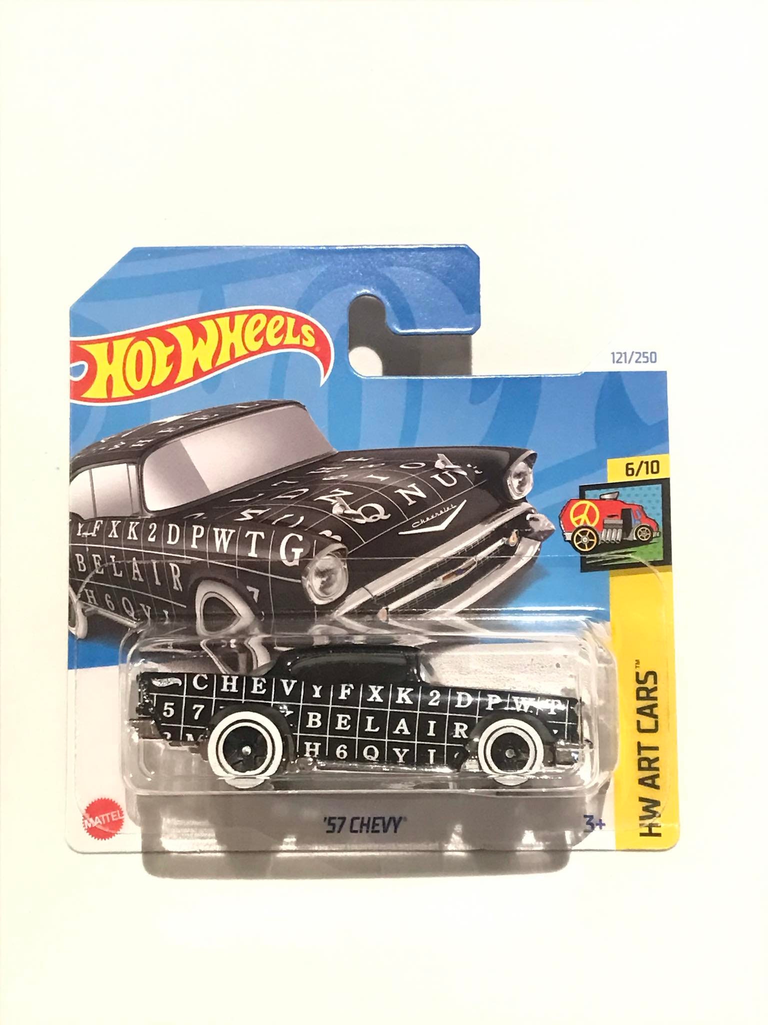 Hot Wheels HW 57 Chevy 121/250 Small Card