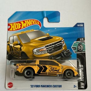 Hot Wheels 22 Ford Maverick Custom 49/250 Kleine Karte