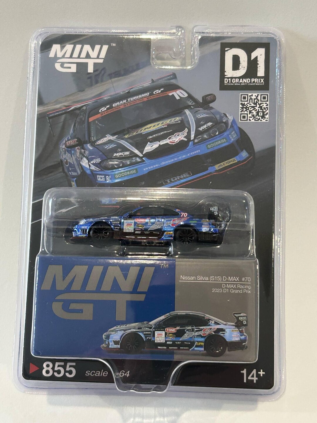 ミニGT 1/64 2023 日産 シルビア S15 D-MAX #70 D-MAX レーシング 2023