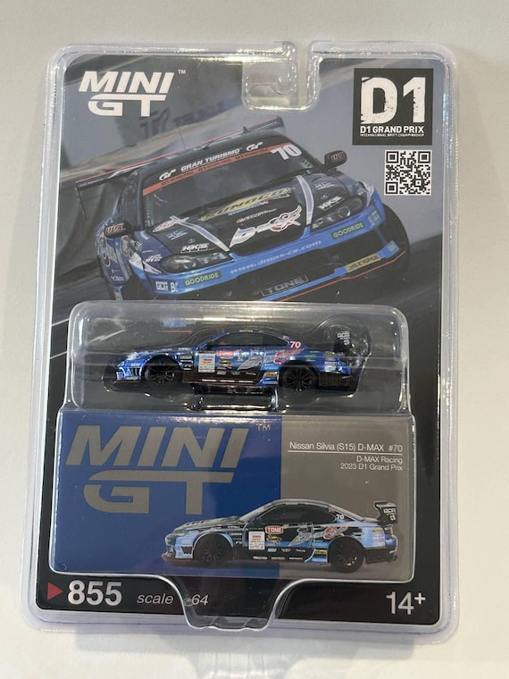Mini Gt 1/64 2023 Nissan Silvia S15 D-MAX #70 D-MAX Racing 2023 D1