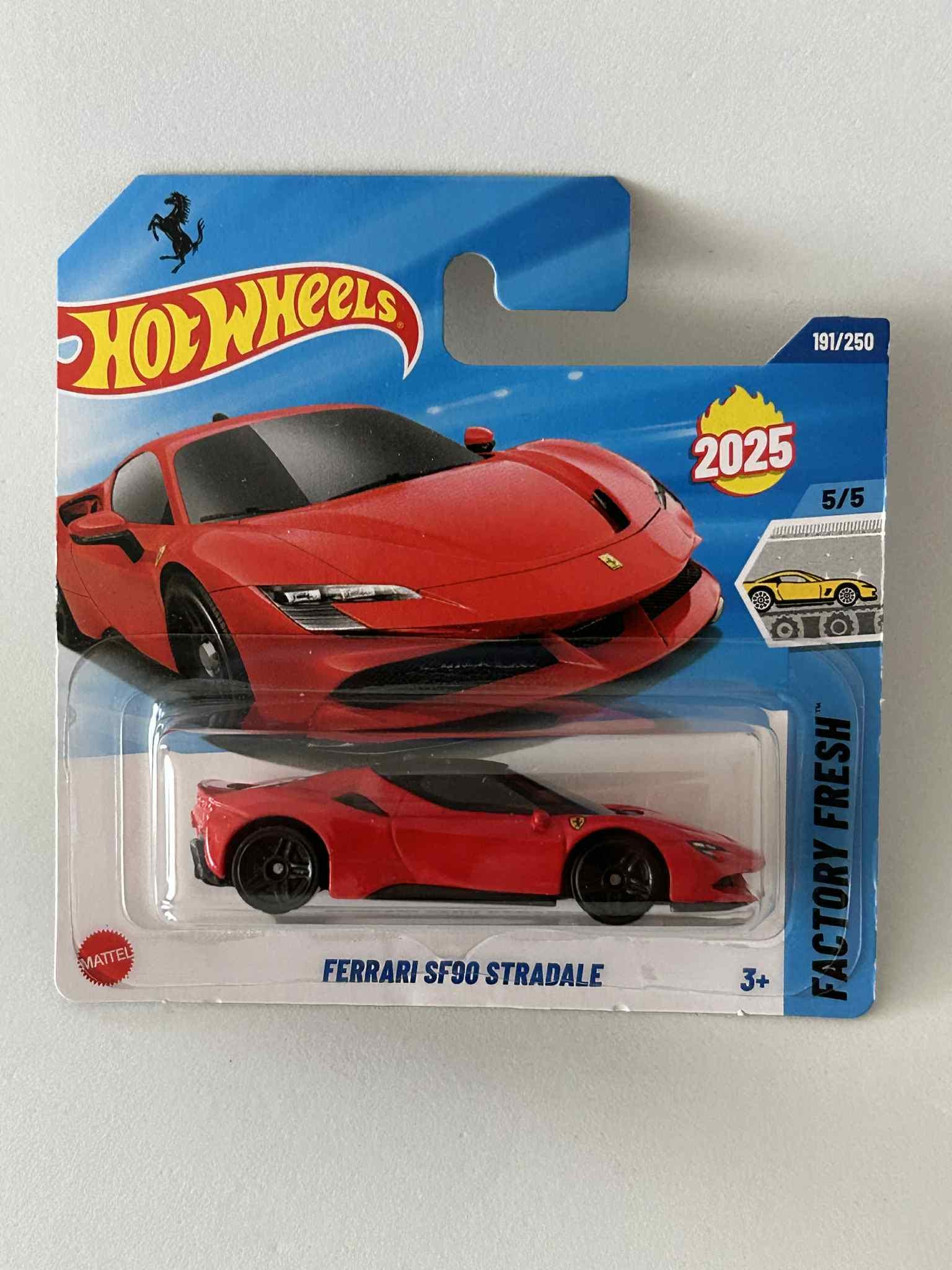 Hot Wheels HW Ferrari SF90 Stradale 191/250 Small Card - Etsy