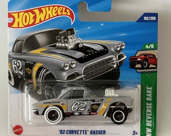 Hot Wheels HW 62 Corvette Gasser 182/250 Small Card - Etsy Canada
