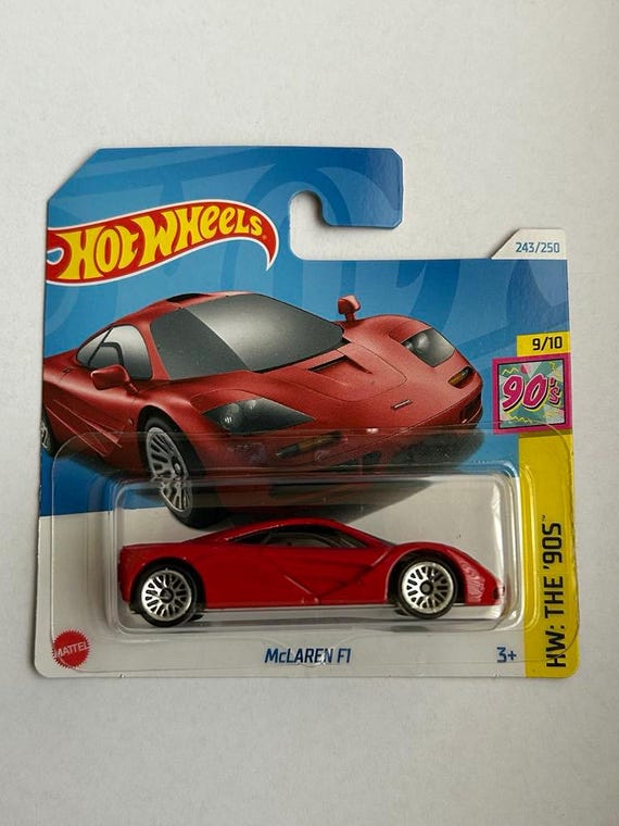 Hot Wheels Mclaren F1 243/250 Small Card - Etsy