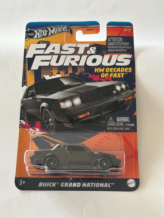 Hot Wheels HW 1/64 Fast and Furious F&F Buick Grand National - Etsy
