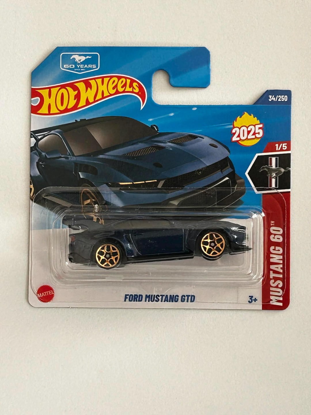 Hot Wheels Ford Mustang GTD 34/250 Small Card - Etsy