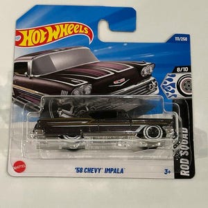 Hot Wheels HW 58 Chevy Impala 111/250 Small Card