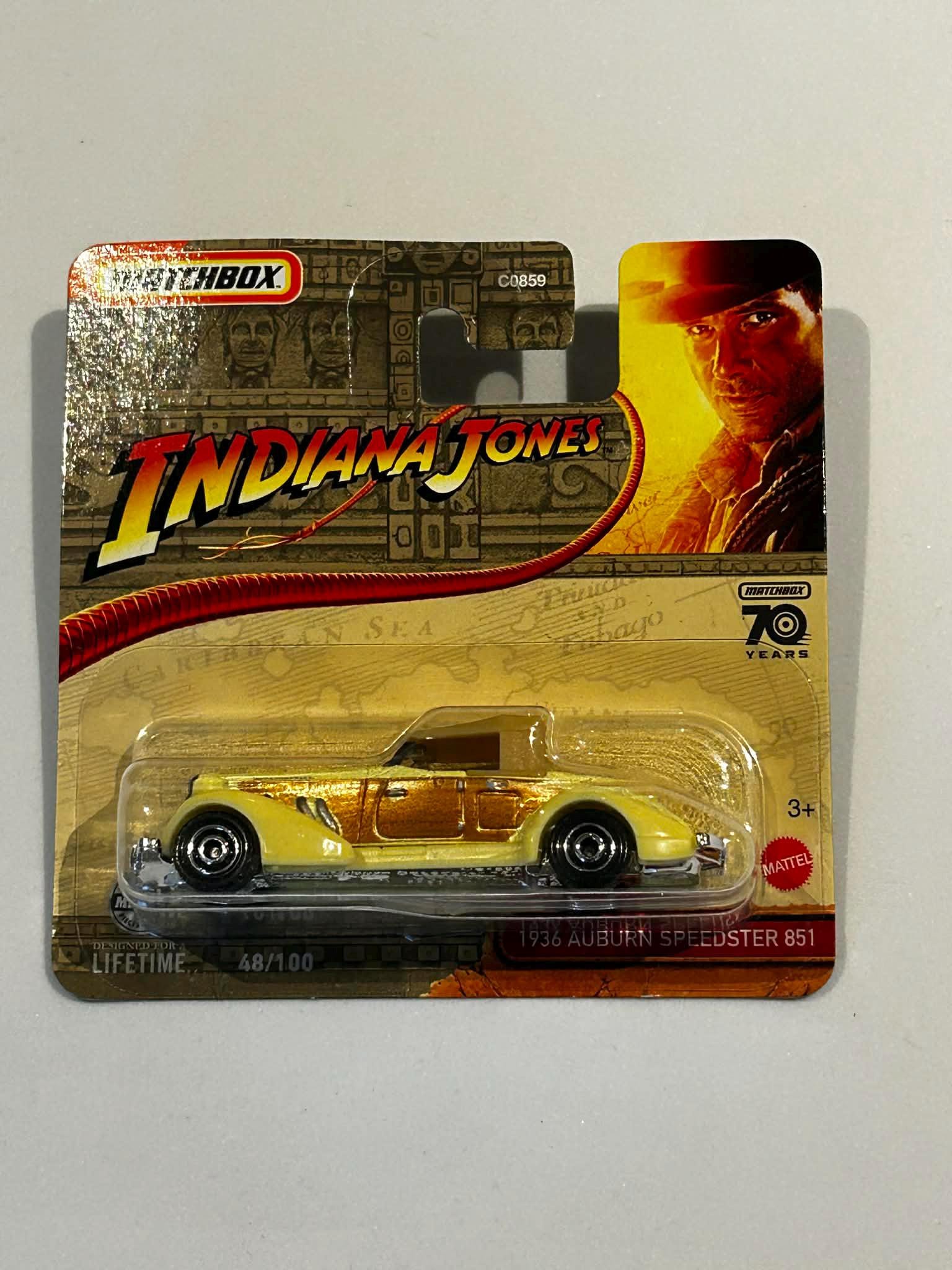 Matchbox 1936 Auburn Speedster 851 Indiana Jones Small Card - Etsy