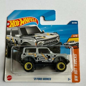 Hot Wheels 21 Ford Bronco 20/250 Kleine Karte