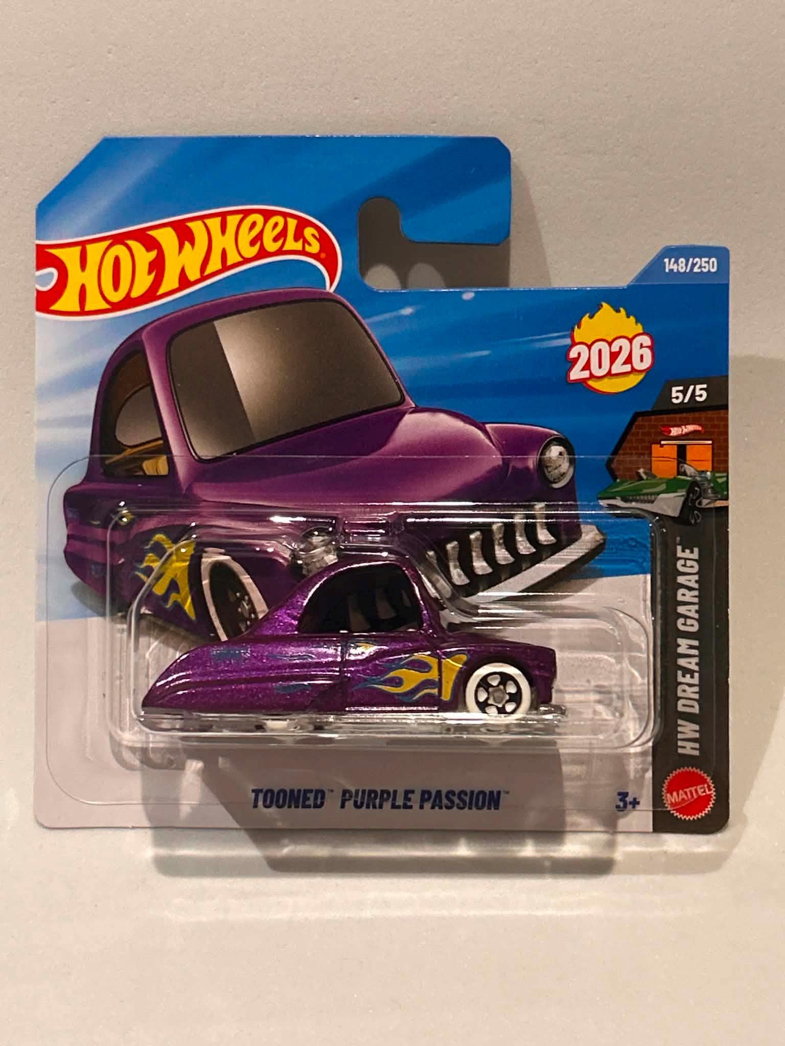 Hot Wheels HW Tooned Purple Passion 148/250 Small Card - Etsy