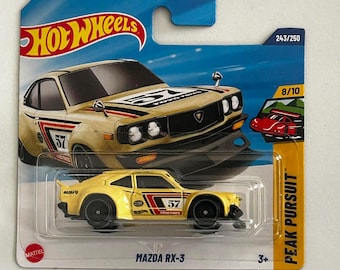 ホットウィール '95 マツダ RX-7: HW ターボオレンジ ショートカード