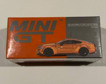 Mini GT LB-WORKS Ford Mustang Grabber Lime - MGT00426 1:64 Diecast