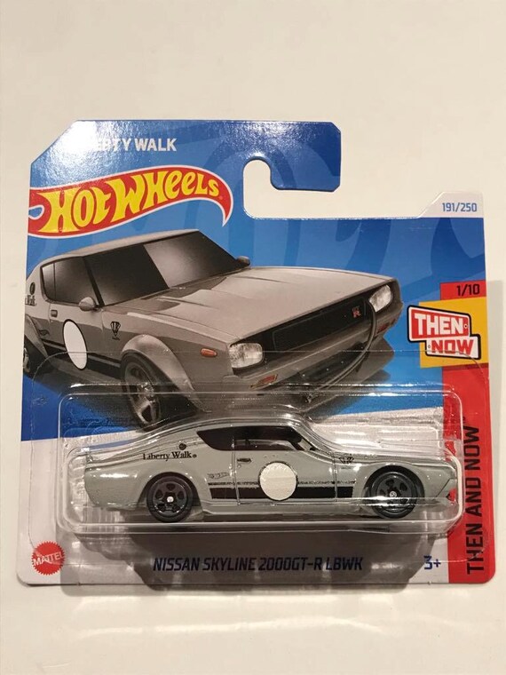 Hot Wheels Nissan Skyline 2000 GT-R LBWK 191/250 Small Card - Etsy