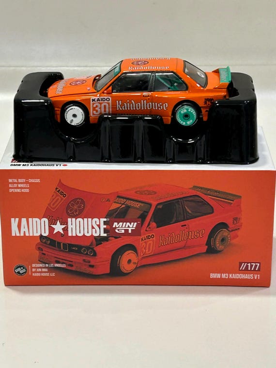 Mini GT 1/64 1989 BMW M3 (E30) Kaido Works, Orange Kaido House - Etsy