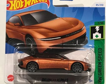 Hot Wheels Delorean Alphas 85/250 Small Card - Etsy