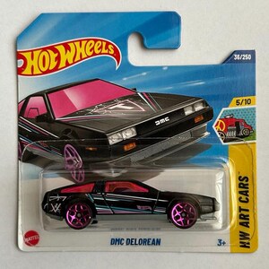 Hot Wheels DMC Delorean 36/250 Kleine Karte