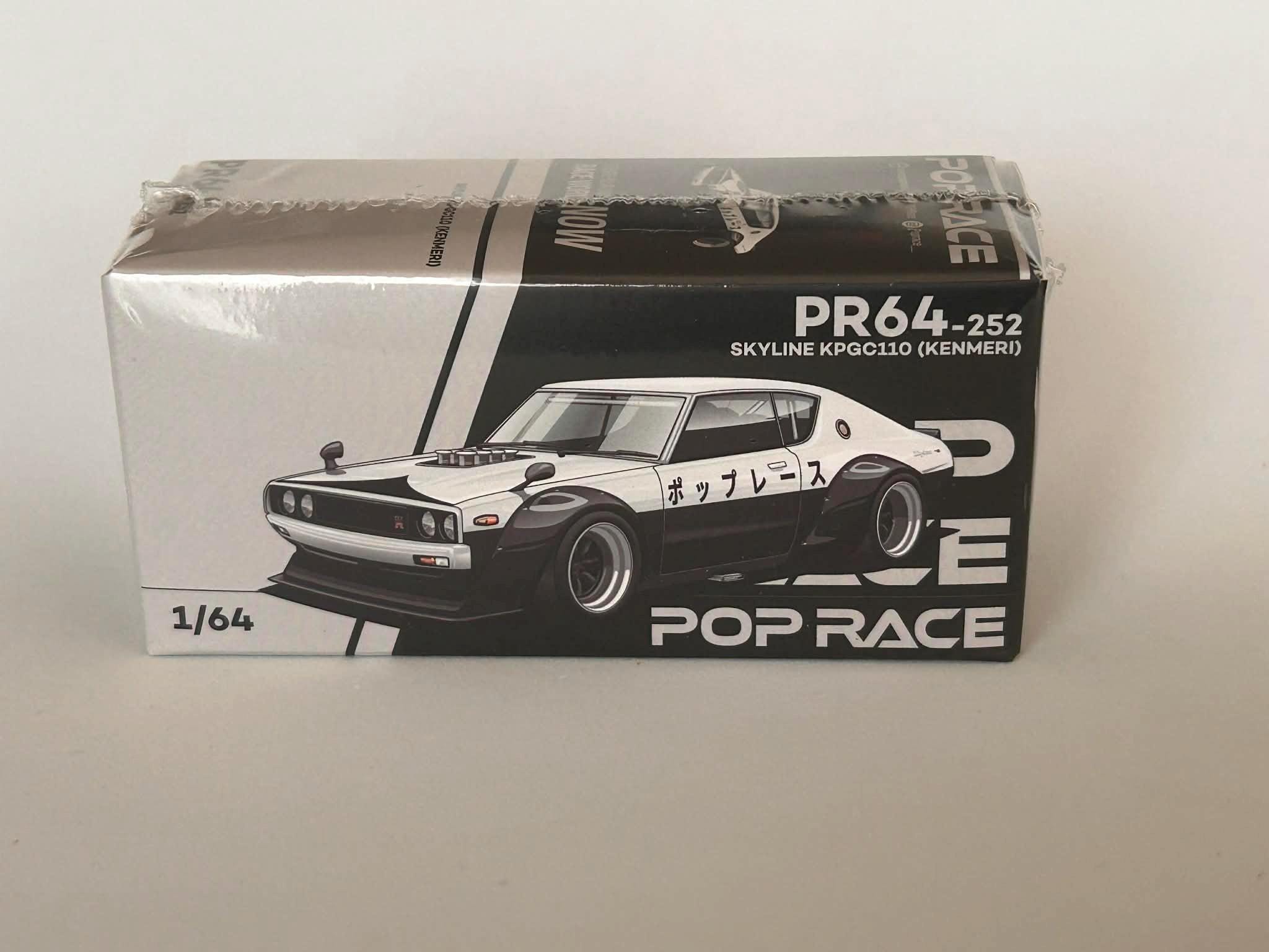 Pop Race Limited 1/64 日産スカイラインGT-R V8ドリフト KPGC110