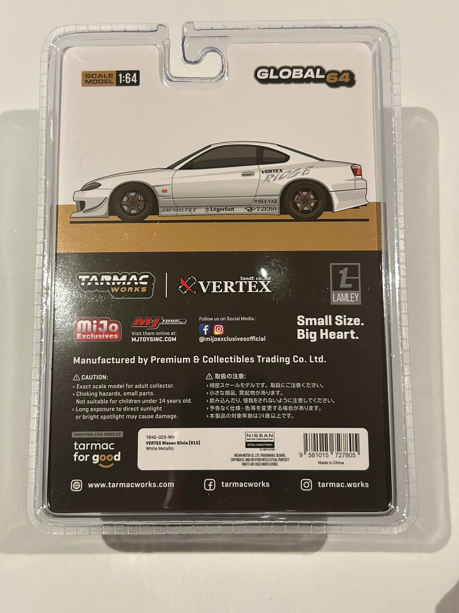 ターマック 1/64 ヴェルテックス 日産 シルビア S15 ファルケン