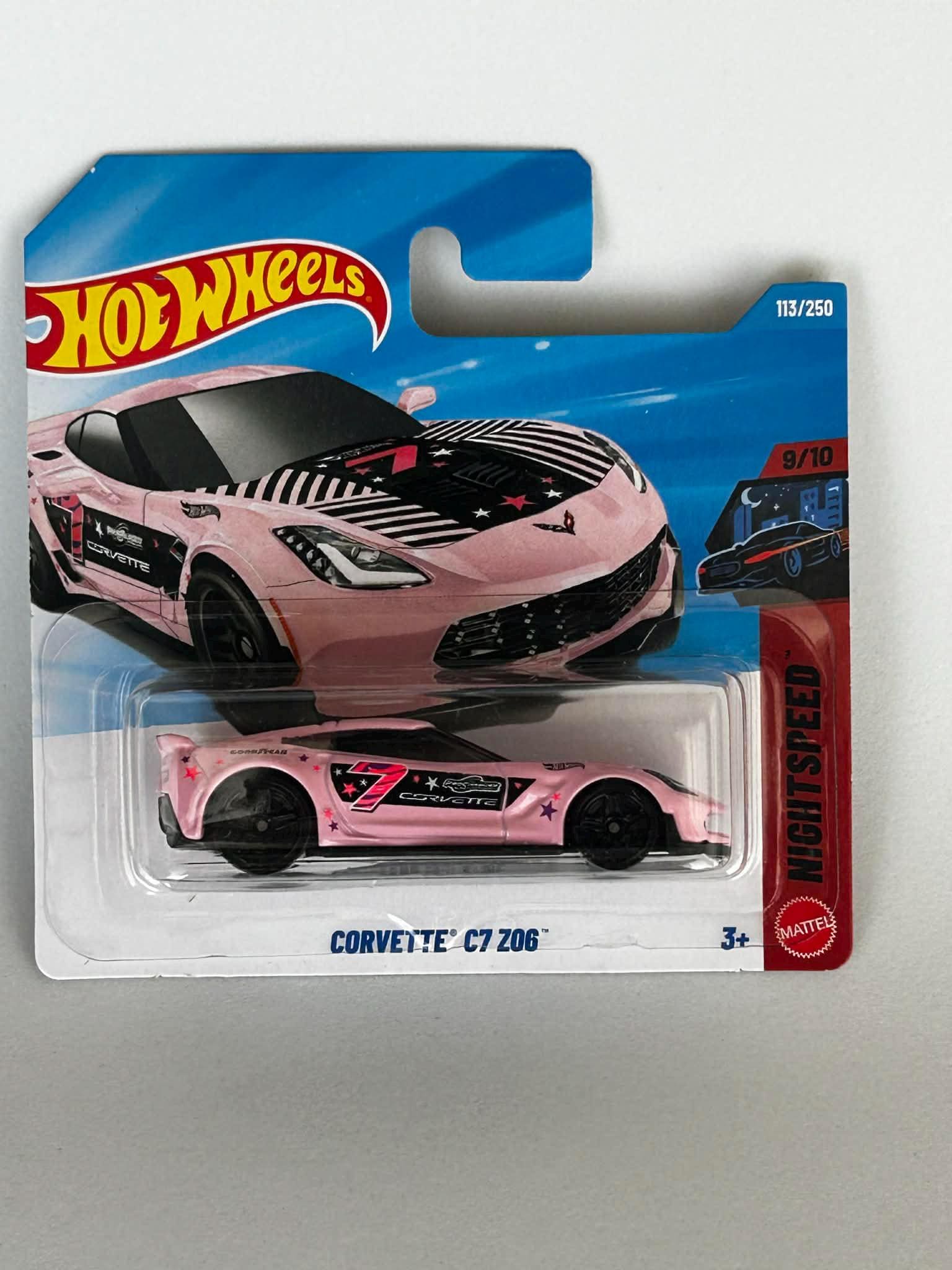 Hot Wheels HW Corvette C7 Z06 113/250 Small Card - Etsy