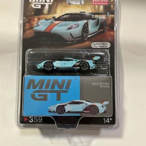 Mini GT 1/64 Ford GT Mk II #002 Blue/orange - Etsy