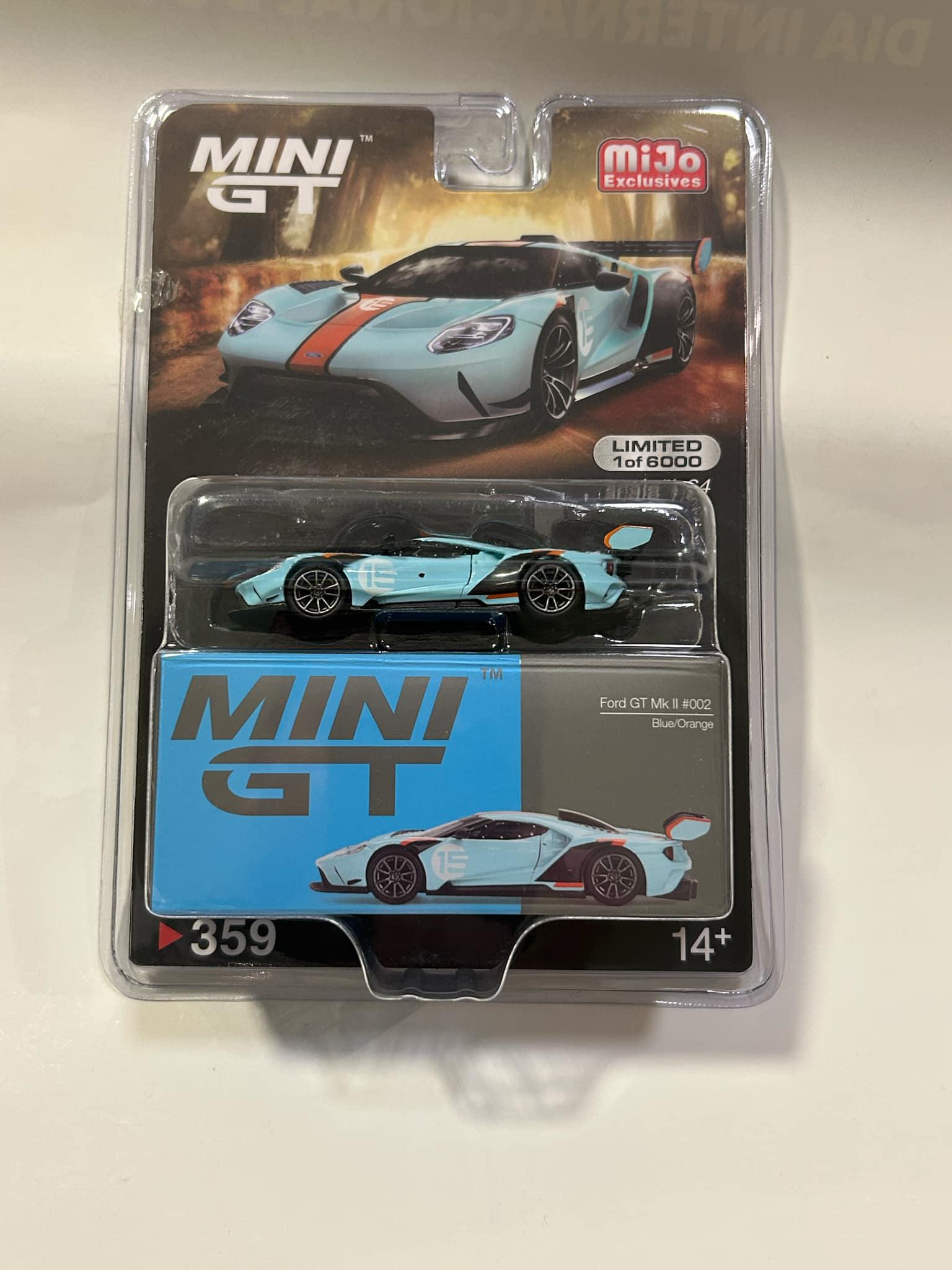Mini GT 1/64 Ford GT Mk II #002 Blue/orange - Etsy