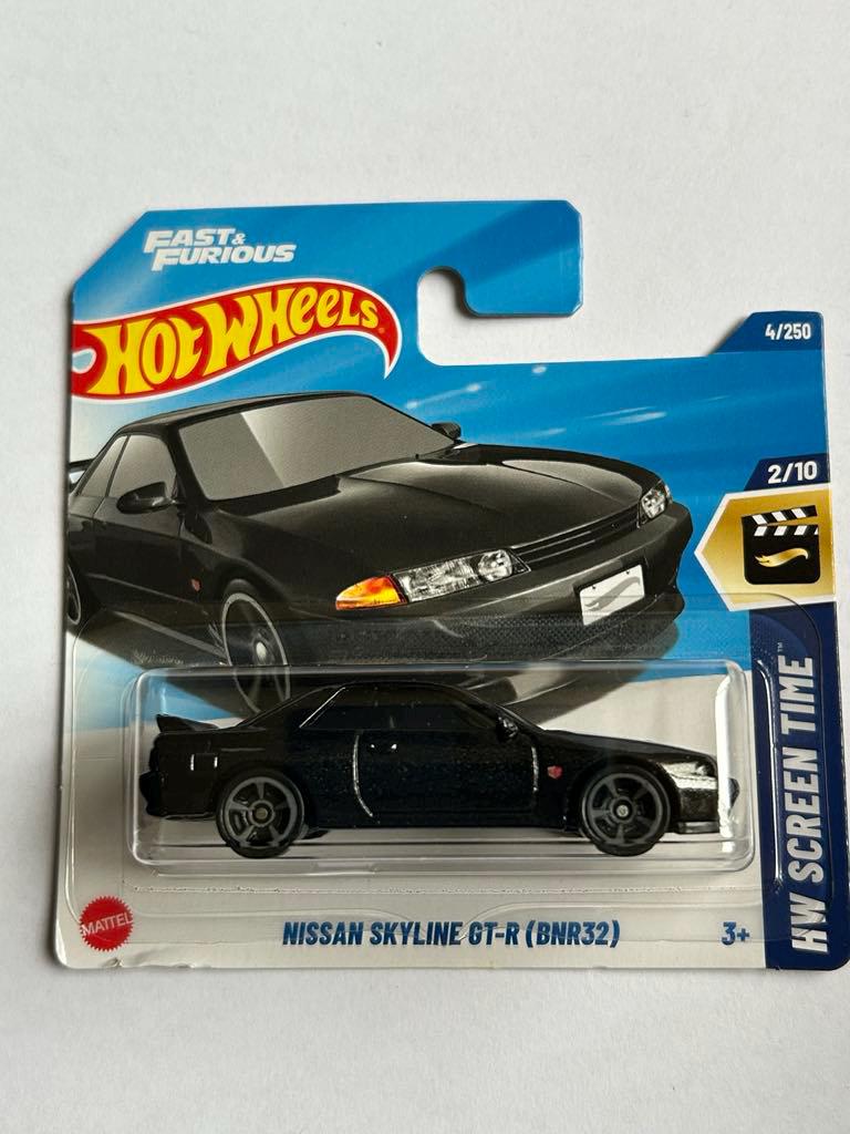 Hot Wheels Nissan Skyline GT-R BNR32 4/250 Small Card Fast