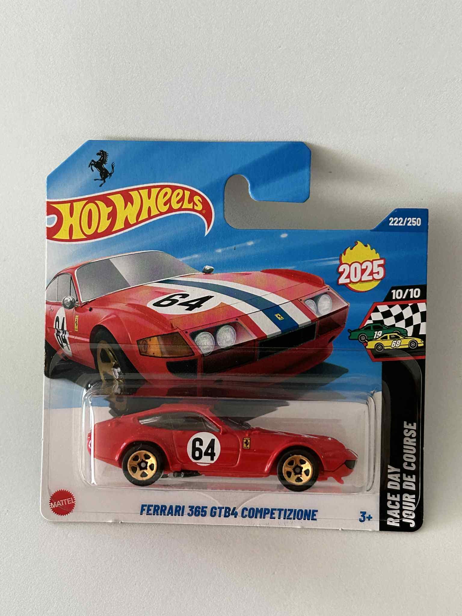 Hot Wheels Hw Ferrari 365 GTB4 Competizione 222/250 Small Card - Etsy