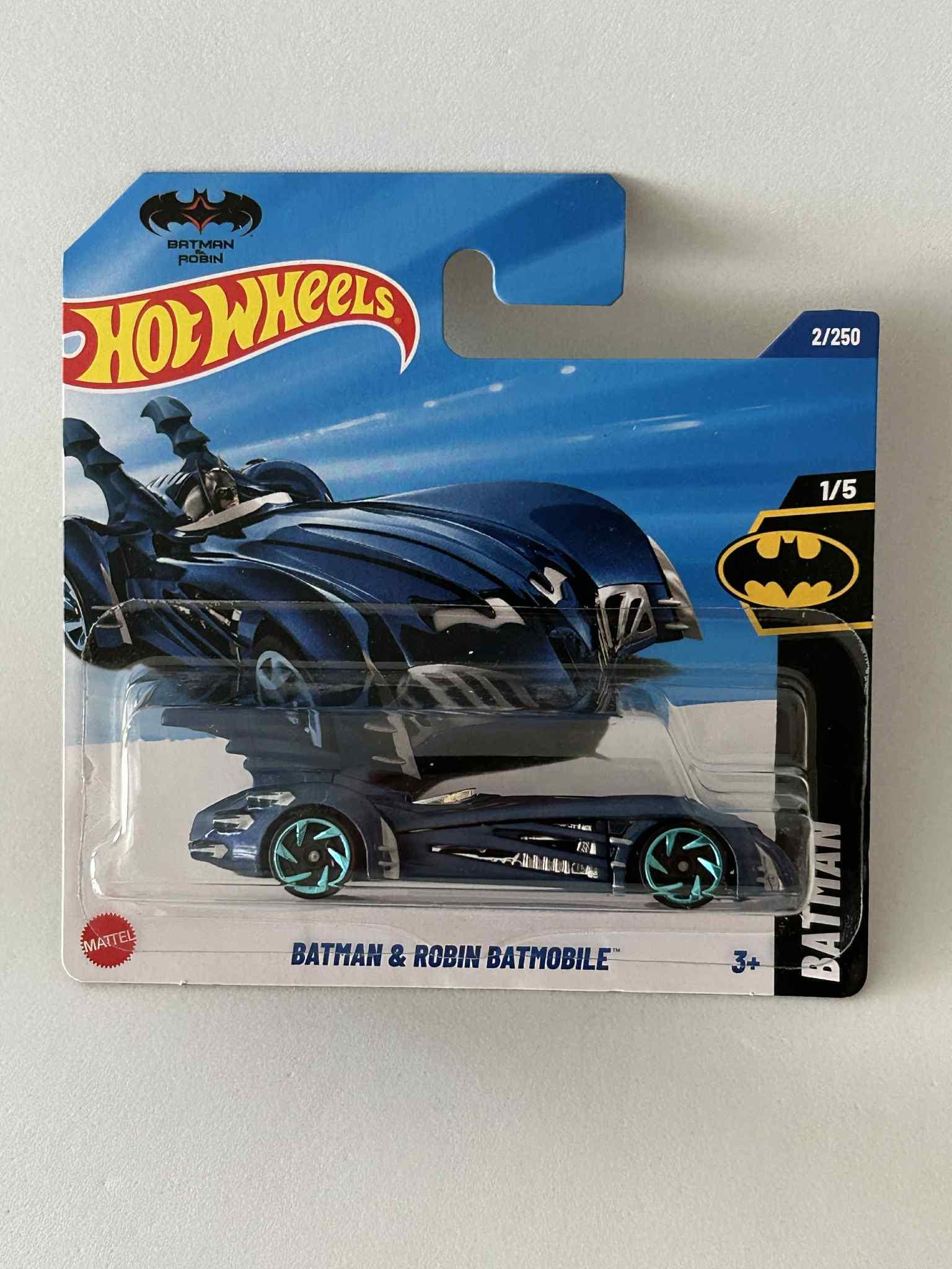 Hot Wheels Batman & Robin Batmobile 2/250 Small Card - Etsy