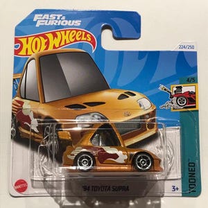 Hot Wheels 94 Toyota Supra 224/250 Kleine Karte